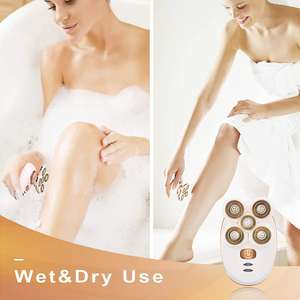Épilateur électrique rechargeable portable pour femmes, tondeuse humide/sèche pour les jambes, les aisselles, la zone du bikini, rasoir sans fil indolore pour la voiture - Product Image 4