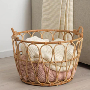 Meilleure Collection Organisateur de rangement en rotin de bambou Panier de rangement Organisateur d'espace de cuisine fait à la main naturel - Product Image 5