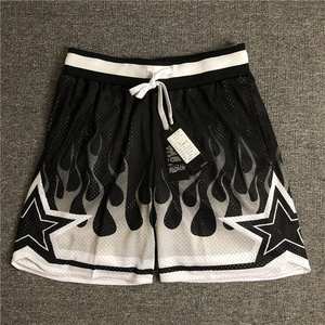 Estilos premium y pantalones cortos de baloncesto transpirables de tela suave doble malla personalizada para hombre - Product Image 3