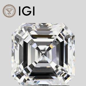 Diamante de Laboratorio Asscher de 2 Quilates, Color E, Claridad VS2, Certificado IGI, Corte Asscher, Suelto - Product Image 1