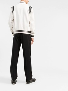 Custom Embroidered Baseball Bomber Jacket With Monochrome Letterman Varsity Design Winter Season Leather Sleeve Letterman Logo - Product Image 3