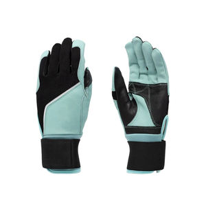 Manufacturer Top Quality <b>Leather</b> Custom Long <b>Cuff</b> Softball Batting Gloves Own Logo Design Beisbol Guantes - Product Image 4