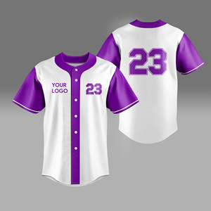 Ropa deportiva personalizada OEM, jersey de béisbol transpirable, sublimación, serigrafía, impresión digital, para hombre y mujer, diseño propio - Product Image 4