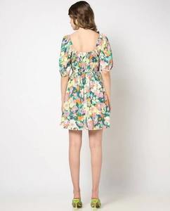 Robe décontractée élégante en coton indien fait à la main pour les femmes pour les fêtes et l'été robe de mariée personnalisée personnalisée en vente - Product Image 3