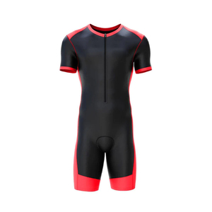 Transpirable Durable secado rápido hombres Tri Suit fabricantes OEM personalizado adultos ciclismo ropa cuerpo bicicleta triatlón piel trajes - Product Image 3