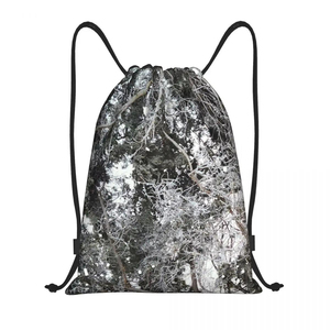 Sac à dos à cordon en polyester et nylon avec logo personnalisé en gros, sacs promotionnels pour la randonnée, le sport, la salle de sport, le yoga - Product Image 1