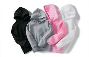 Sweat-shirt à manches longues 100% coton avec capuche brodée personnalisée OEM - Product Image 2