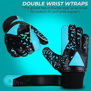 Fabricante mayorista 100% Guantes de fútbol de alta calidad Entrenamiento Fútbol Deportes Los mejores guantes Portero - Product Image 3