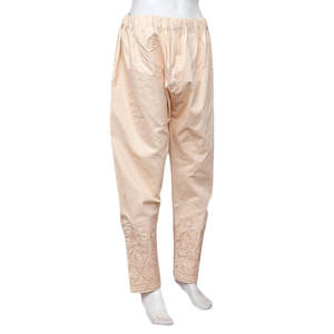Pantalon brodé pour femme - Camel - Product Image 1