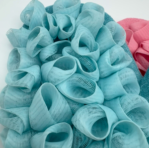 MIA MED Floral Flower Shape Long Bath Brushes Durable Nylon Body Scrubbing Belt Mesh Shower <b>Exfoliation</b> Body Cleaning <b>Tools</b> - Product Image 3