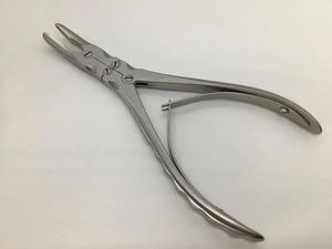 Jansen Bone Rongeur 19cm Instrumento ortopédico de acero inoxidable quirúrgico Fuente de alimentación manual Doble acción 3mm 4mm 5mm Tamaños - Product Image 2