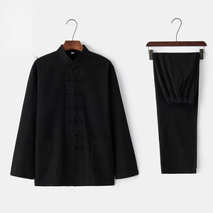 Tenue d'arts martiaux unisexe personnalisée en polyester/coton, coupe ample, extensible, légère, durable, séchage rapide, respirante, pour hommes Kung Fu - Product Image 3