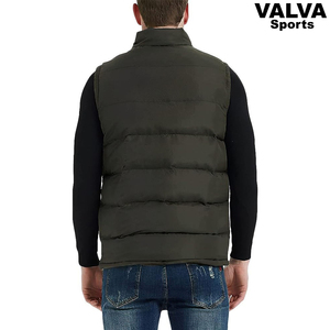 Gilet d'hiver sans manches en toile pour homme, style streetwear décontracté, personnalisé, imperméable et respirant, à prix abordable - Product Image 6
