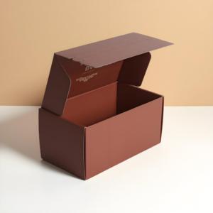 Boîte d'emballage en papier d'huile essentielle de fond à verrouillage automatique haut de gamme stratification mate <span class=keywords><strong>jolies</strong></span> boîtes pour bande de déchirure de protecteur d'écran de téléphone - Product Image 2
