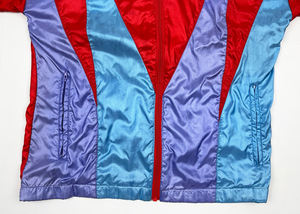 Veste coupe-vent en nylon réversible personnalisée, légère et imperméable avec poches surdimensionnées, options de taille plus - Product Image 3