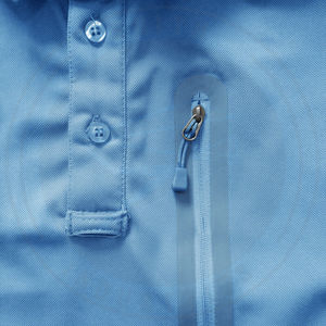 Polos personalizados de algodón orgánico 100% para hombre, Camiseta de piqué suave de verano, logotipo bordado, gimnasio en blanco informal transpirable de alta calidad - Product Image 3