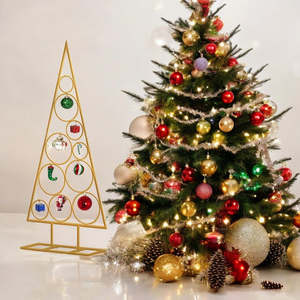 Decorative Christmas Gold Metal <b>Tree</b> Shape Display <b>Stand</b> For Christmas Home Decoration in Low Price - Product Image 2