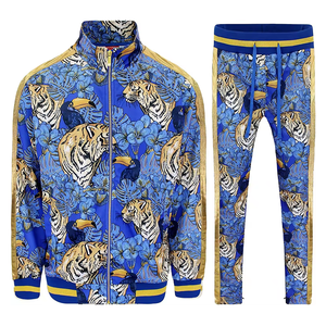 Diseño impreso personalizado Jersey Sublimación Jogger Sets 100% Poliéster Ropa de entrenamiento Deportes Jogging Chándales - Product Image 4