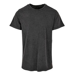 T-shirt Homme Vintage Oversize 2023 Personnalisé avec Logo, Écologique, Grammage Lourd, Effet Délavé à l'Acide et à la Pierre, Modèle Vierge - Product Image 1