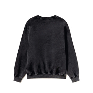 Vente en gros de sweat-shirts unisexes pour hommes en coton 100% avec logo personnalisé, impression en relief surdimensionnée - Product Image 2