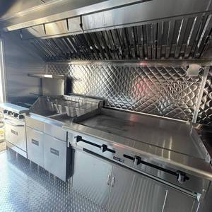 Camión de comida multifuncional móvil para comida de hamburguesa de helado frito - Product Image 1