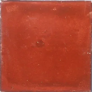 S #010 Style mexicain 4x4 carreaux de céramique faits à la main Style espagnol couleur terre cuite lavée pour chambre salon intérieur de brique réfractaire - Product Image 1