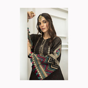 Mélange de perles faites à la main robes accessoires patchs miroir tissu Vintage Afghani Baloch Tribal Banjara cou joug broderie - Product Image 2