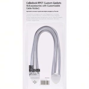 Cabledock RPET: Gestione Cavi e Accessori Personalizzabili con Supporto Cavi Personalizzabile - Product Image 2