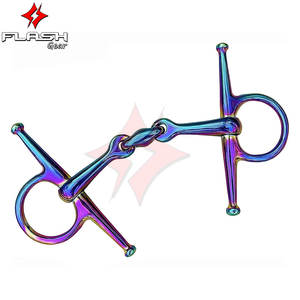 Vástago Kelly Silver Star 3 piezas Dogbone Roller Horse Bit Breeches Western Riding Bit Control de acción suave Todos los niveles de habilidad - Product Image 3