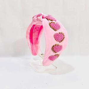 Custom Sprinkle Beaded <b>Headband</b> For Women With Embellished Sprinkler Beads At Wholesale Bulk - Product Image 1