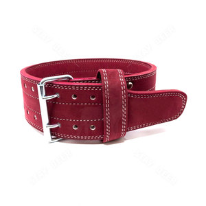 เข็มขัดยกน้ำหนักหนังแบบปรับได้สำหรับการฝึกในยิมเข็มขัดยกน้ำหนักแบบปรับได้สำหรับหลัง oM/odm - Product Image 1