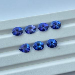 Premium 10x8mm poire coupe facettes véritable bleu tanzanite pierre précieuse en vrac pour la fabrication de bijoux prix de gros du fournisseur de l'inde - Product Image 3