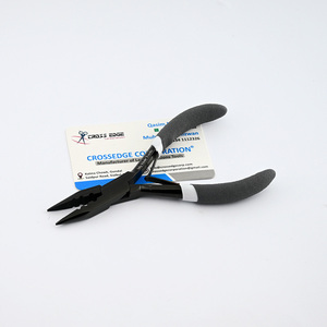 Professional Hair Extension Tool 3 Holes Pliers Black With Soft Rubber Grip on Handle Small Plier for Hair <b>Crimping</b> Micro Ring - Product Image 2