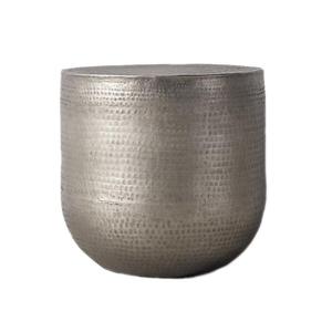 Estilo moderno con acabado antiguo para sala de estar, muebles de Hotel para el hogar, taburete para sentarse con acabado antiguo plateado, taburete para sentarse - Product Image 4