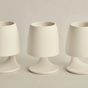 Frasco De Vela Wholesale White Custom Matte Unique Ceramic Empty Container Candle Vessel Jar For Candle Making