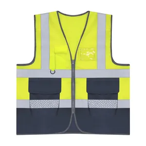 Gilet Riflettente Personalizzabile con Adesivi e Luci Riflettenti Promozionali - Product Image 1