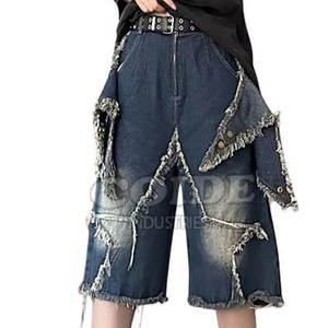 Jorts en jeans OEM pour hommes Vente en gros directe d'usine Shorts en jean Vente en gros Jorts pour hommes personnalisés - Product Image 2
