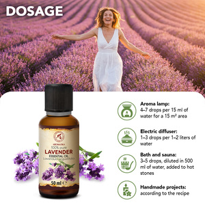 Aromatika Huile Essentielle de Lavande 100% Pure 50ml Distillée à la Vapeur Anti-Pelliculaire Soin Capillaire Apaisant Soulagement des Rougeurs Naturel - Product Image 4