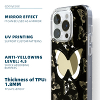 Étui de téléphone portable magnétique papillon pour iphone 15 14 pro max de cadeaux européens américains préférés des jeunes de luxe 2024 tendances