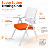 Fabricant Chaise de conférence moderne avec bloc-notes tablette Chaise de conférence avec tablette Chaise de conférence avec tablette Vente en gros Chaise de formation