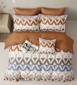 Homeluxe ชุดผ้าไมโครไฟเบอร์ผ้าโพลีเอสเตอร์ผ้าทอไมโครไฟเบอร์น้ำหนักเบาให้ความรู้สึกนุ่มเป็นพิเศษด้วยธีมเรขาคณิตสมัยใหม่ - Product Image 2