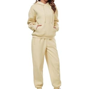 Ensemble de survêtement pour femmes, pantalon de survêtement à capuche imprimé slim fit grande taille et sweat à capuche en velours, vêtements de sport d'hiver - Product Image 3