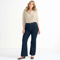 Jeans Skinny Femme Taille Haute en Denim de Qualité Supérieure, Grandes Tailles, Tendance, OEM ODM, Écologiques, Respirants, Séchage Rapide, Décontractés pour l'Été