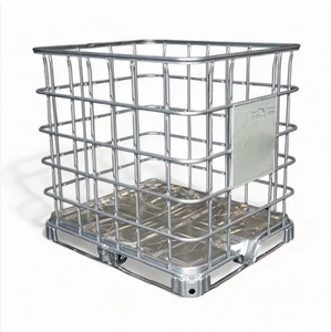 Accessoires de cage en acier IBC pour réservoirs IBC de 1000 L avec compatibilité azote liquide et télécommande - Livraison rapide - Product Image 3