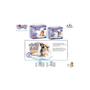 Tapis d'entraînement pour animaux de compagnie 60x60 cm, lot de 4 paquets de 30 pour l'apprentissage de la propreté des chiens - Product Image 3