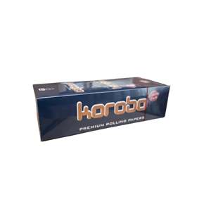 Korobo 1 <b>Blue</b> Wood Pulp Filter <b>Rolling</b> <b>Papers</b> 50 Booklets with 92 Leaves Each - Product Image 1