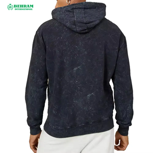เสื้อฮู้ดดี้โอเวอร์ไซส์ผ้าถักน้ำหนักเบาคุณภาพสูงแบบใหม่ล่าสุด  บุผ้าฝ้าย 100% ด้านหน้า  แขนเสื้อแบบดรอปโชว์เดอร์  มีฮู้ด  สำหรับผู้หญิง - Product Image 2