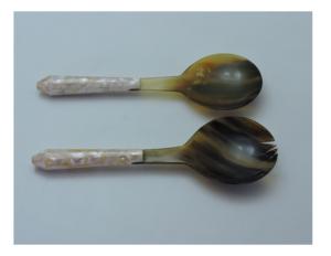 Craftyhome ชุดช้อนเขาควายแฮนด์เมดชุดช้อนเสิร์ฟจากอินเดีย - Product Image 4