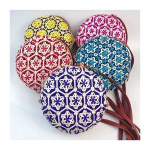 กระเป๋าชายหาดไม้ไผ่เป็นมิตรกับสิ่งแวดล้อมกระเป๋าถือคลัทช์ถักมือสำหรับผู้หญิงสุภาพสตรีสาวๆ - Product Image 1