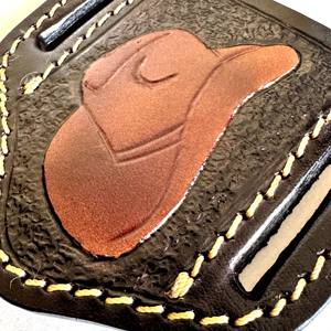 Gaine en cuir fabriquée en usine à usages multiples de style crêpe de qualité industrielle - Product Image 3